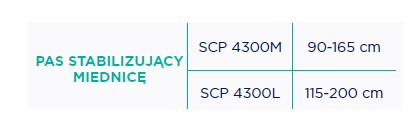 Pas stabilizujący miednicę SCP 4300 M/L