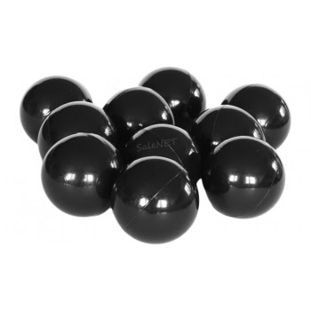 Plastikowe piłeczki, beżowe, szare, czarne, białe 7 cm