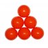 Piłeczki pomarańczowe, białe, szare, pudrowy róż 7 cm 100 szt.