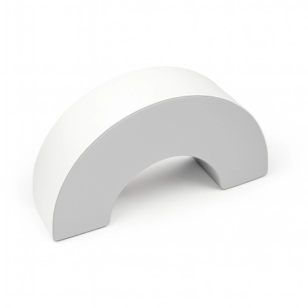 Klocek piankowy Półkoło White&Gray 120×60×30 cm – duże klocki dla dzieci