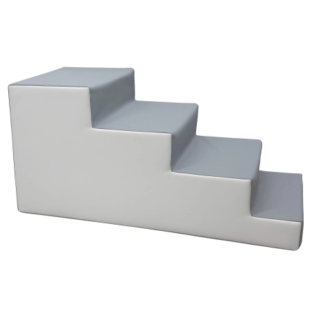 Schody piankowe White&Gray dla dzieci – element toru przeszkód do rehabilitacji i terapii SI