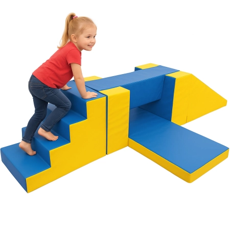 Tory przeszkód Ścieżka mini Romulus – zestaw 6 klocków piankowych