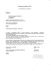 Deklaracja zgodności WE - krzesło do masażu