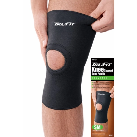 Opaska na kolano ze stabilizacją rzepki Tru-Fit MD z wycięciem na rzepkę