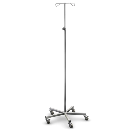 Stojak medyczny ze stali kwasoodpornej - regulacja wysokości 1320-2150 mm