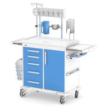 Wózek medyczny MULTI-03/ABS z wyposażeniem