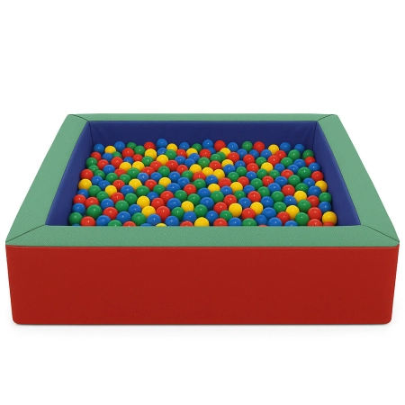 Suchy basen 150x150x50 cm z piłeczkami do terapii SI