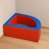 Basenik narożny 135x135x50 cm do pokoju dziecka i domowej strefy zabawy