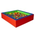 Suchy basen z piłeczkami 300x300x60 cm – komplet z 4500 kulkami Ø8 cm