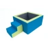 Suchy basenik 80x80x40 cm ze schodkami do terapii SI