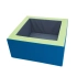 Suchy basenik piankowy 80x80x40 cm z pokrowcem z kodury