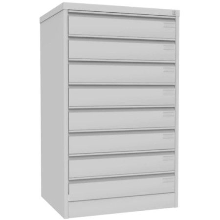 Metalowa Szafa Kartotekowa - Format A6 (8-szufladowa)