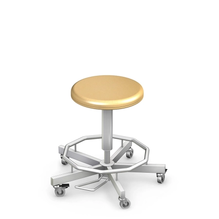 Taboret lekarski z dźwignią nożną
