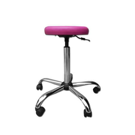 Taboret lekarski z chromowaną podstawą
