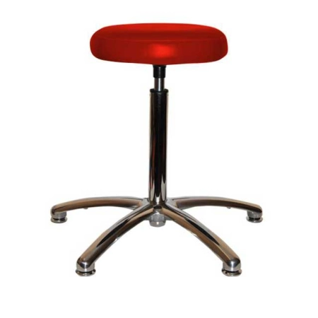 Taboret medyczny z aluminiową podstawą