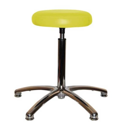Taboret medyczny z aluminiową podstawą