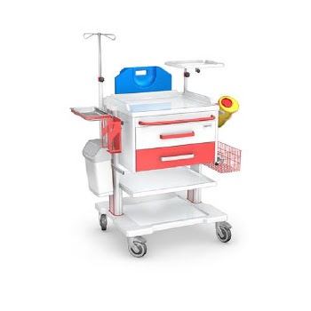 Wózek reanimacyjny, wózek do szpitala OR-2ABS
