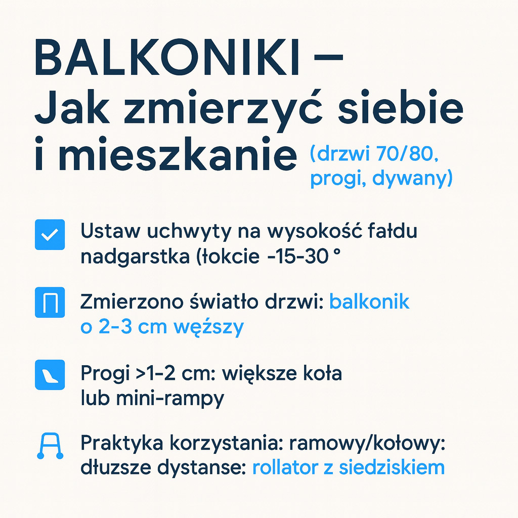 BALKONIKI — Jak zmierzyć siebie i mieszkanie pod balkonik? BALKONIKI — Jak zmierzyć siebie i mieszkanie pod balkonik?