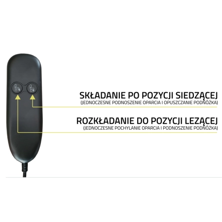 Pilot sterujący fotelem dla opiekuna ASTER