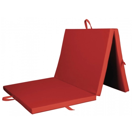 Materac do fizykoterapii 195x85x5 cm czerwony