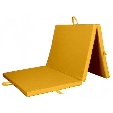 Materac do fizykoterapii 195x85x5 cm żółty