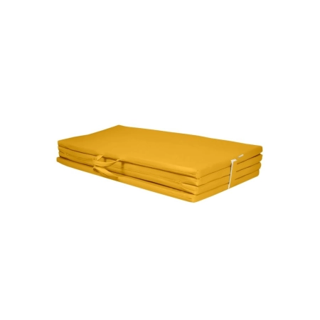 Składany materac do masażu tajskiego 200x120x3 cm żółty