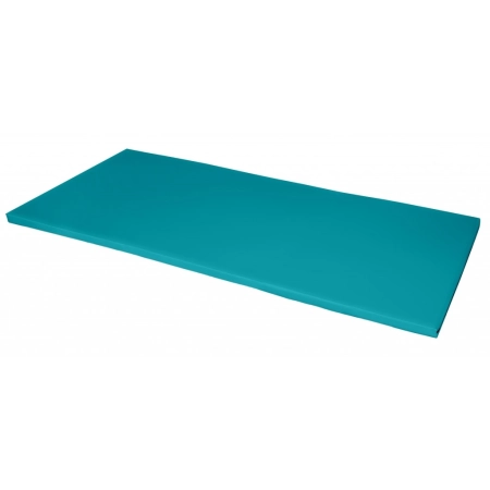 Turkusowy materac rehabilitacyjny jednoczęściowy 195×100×5 cm – zmywalny