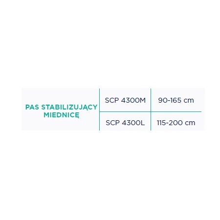 Pas stabilizujący miednicę standardowy