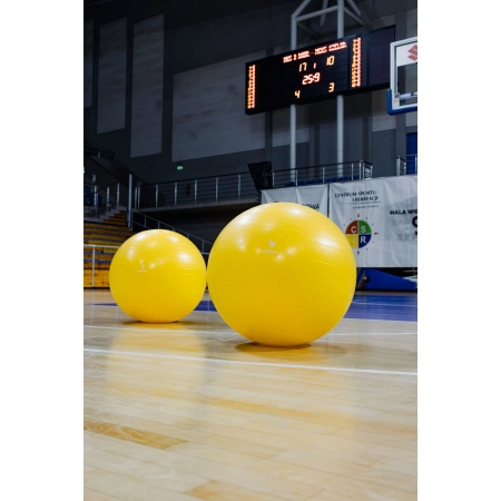 Piłka do ćwiczeń, rehabilitacji o śr. 75 cm ŻÓŁTA