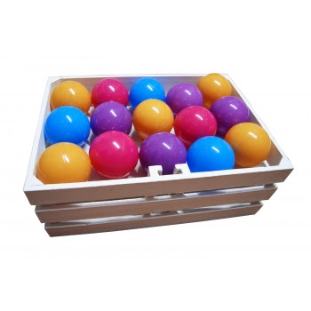 Piłki do basenu w 4 kolorach, 7cm, 100szt.