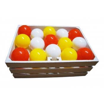 Kolorowe piłki do suchych basenów - 8cm, 100szt.