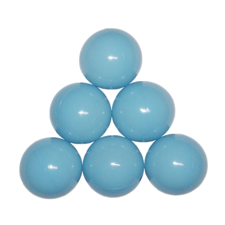 Piłeczki w 3 kolorach, jagoda, wrzos, baby blue 7cm, 100szt.