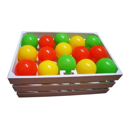 Plastikowe piłeczki do suchego basenu - 7cm, 100szt.