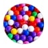 Piłki plastikowe do suchego basenu o średnicy 8 cm - 9 kolorów