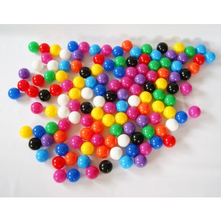 Kulki plastikowe 50szt. 8cm - 10 kolorów