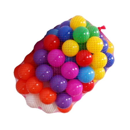 Kulki plastikowe 50szt. 8cm - 10 kolorów