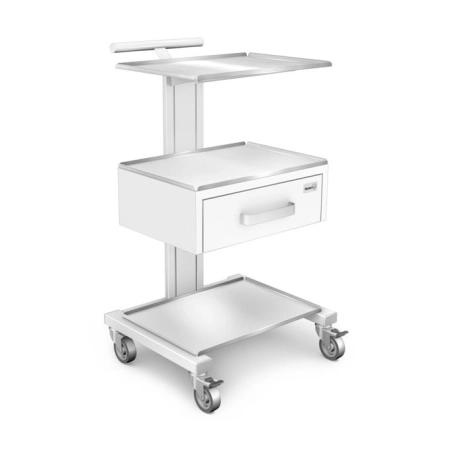Stolik wielofunkcyjny – asystor z 2 półkami i szufladą 450x320x155 mm