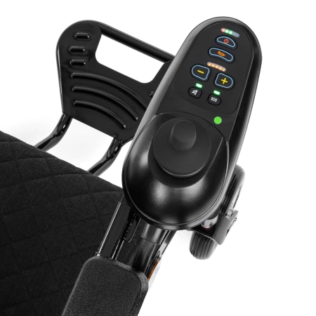 Joystick sterowania w elektrycznym wózku FortiGO Timago
