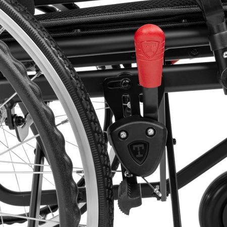 Boczny mechanizm ramy i tylne koło wózka NEURO-TIM