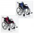 Aluminiowy wózek inwalidzki z miękkim oparciem i siedziskiem